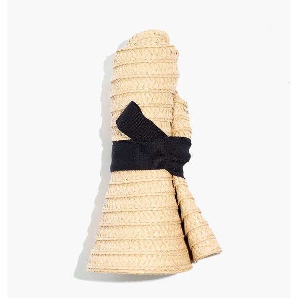 Madewell Packable Braided Straw Hat - Picture 3 of 3